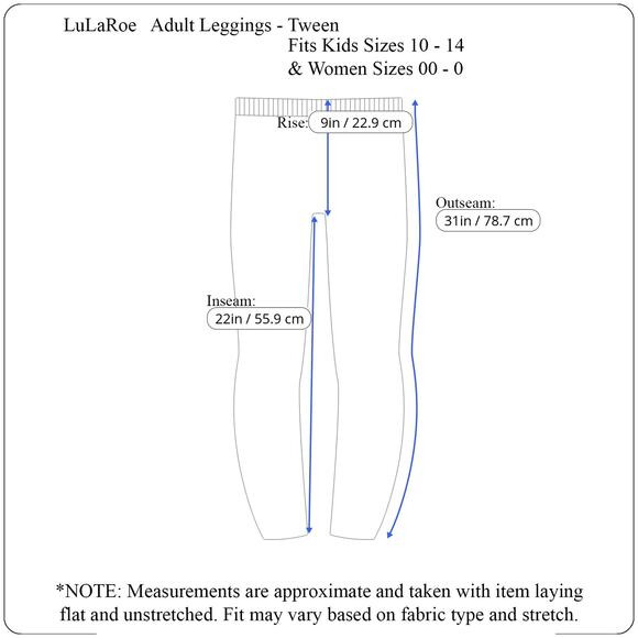 LuLaRoe Tween Leggings Red Black Pagoda Cherry Blossom Lunar New Year Asian Soft - Picture 5 of 8